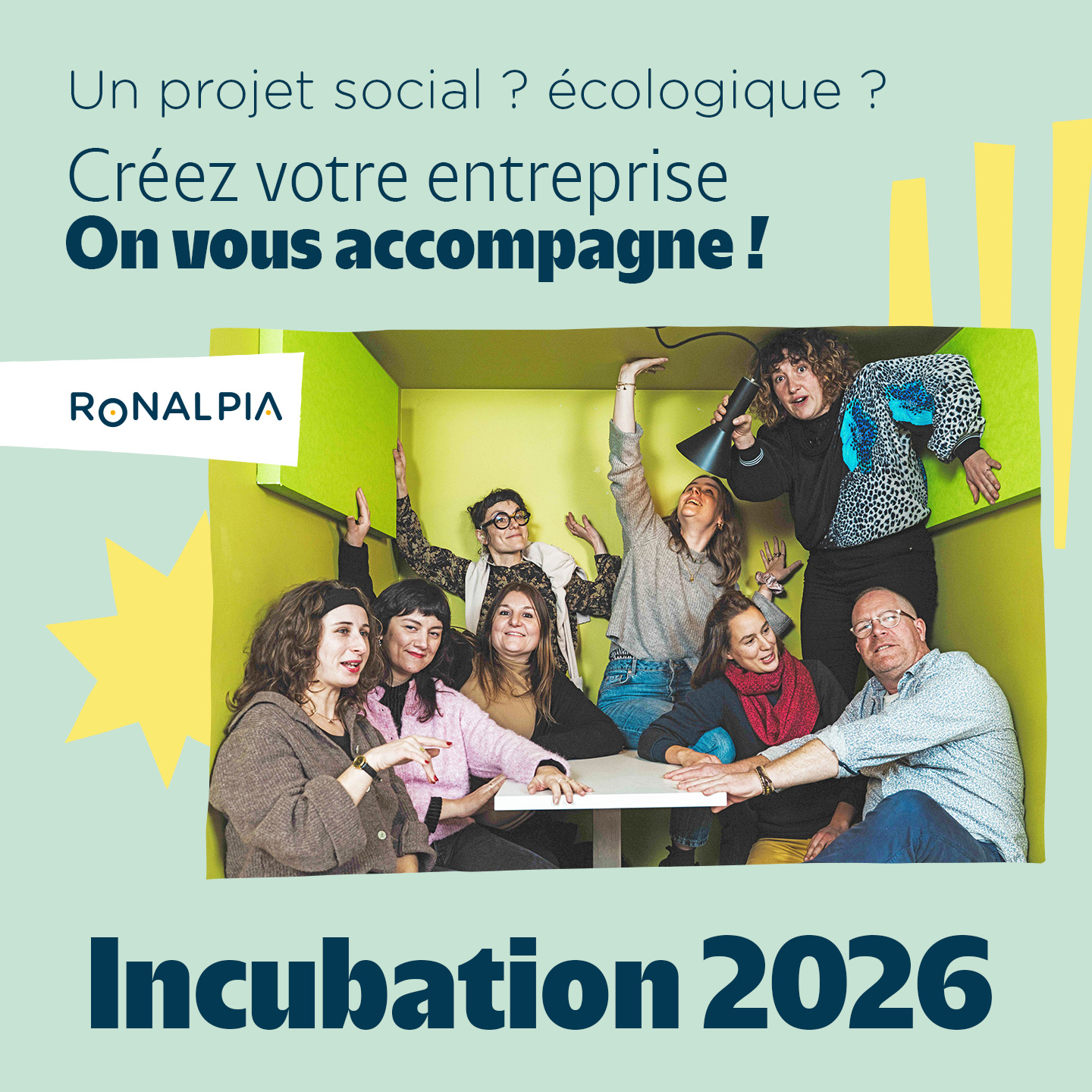 Appel à projets Incubation 2026 - Ronalpia Drôme