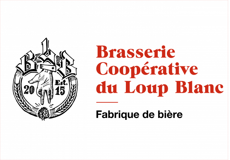 Logo Brasserie Coopértive du Loup Blanc 