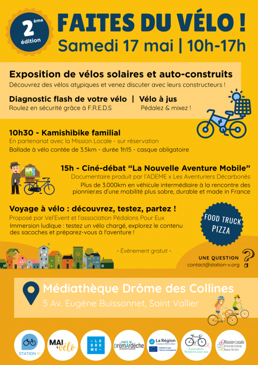 Programme de la 2ème édition de la Faites du Vélo !