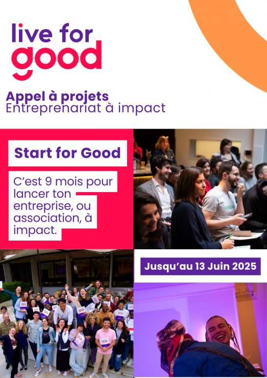 🚀 Rejoins la prochaine promotion du programme Start for Good