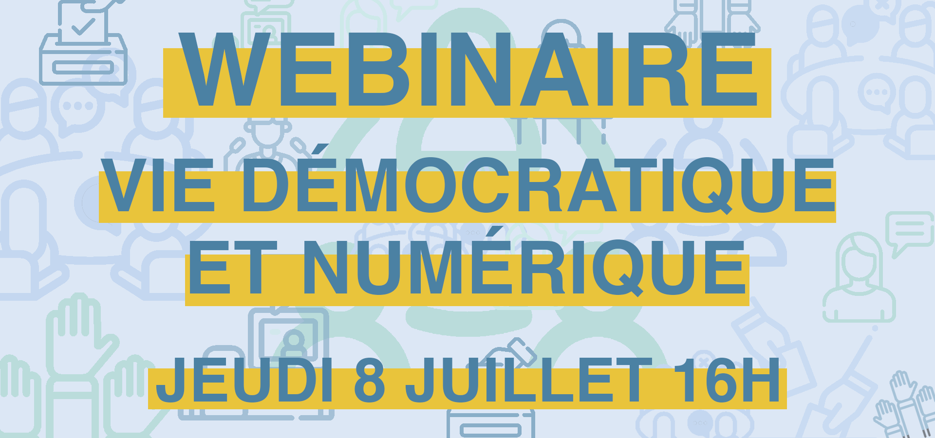 Webinaire : vie démocratique des associations à l&rsquo;heure du numérique