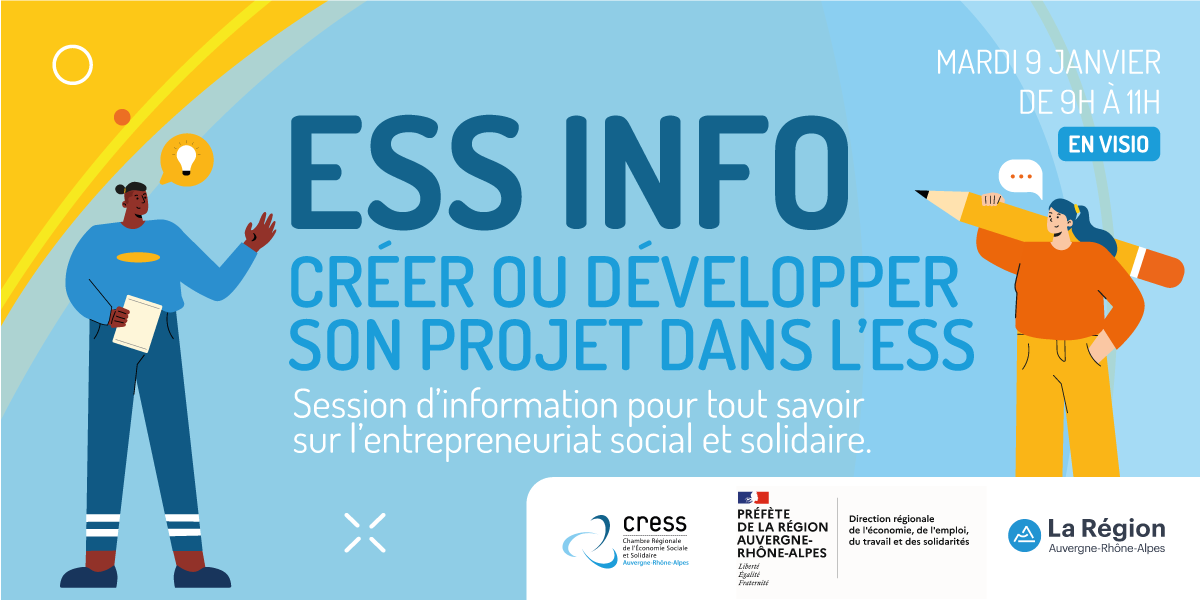 Webinaire ESS INFO – Créer ou développer son projet dans l&rsquo;ESS