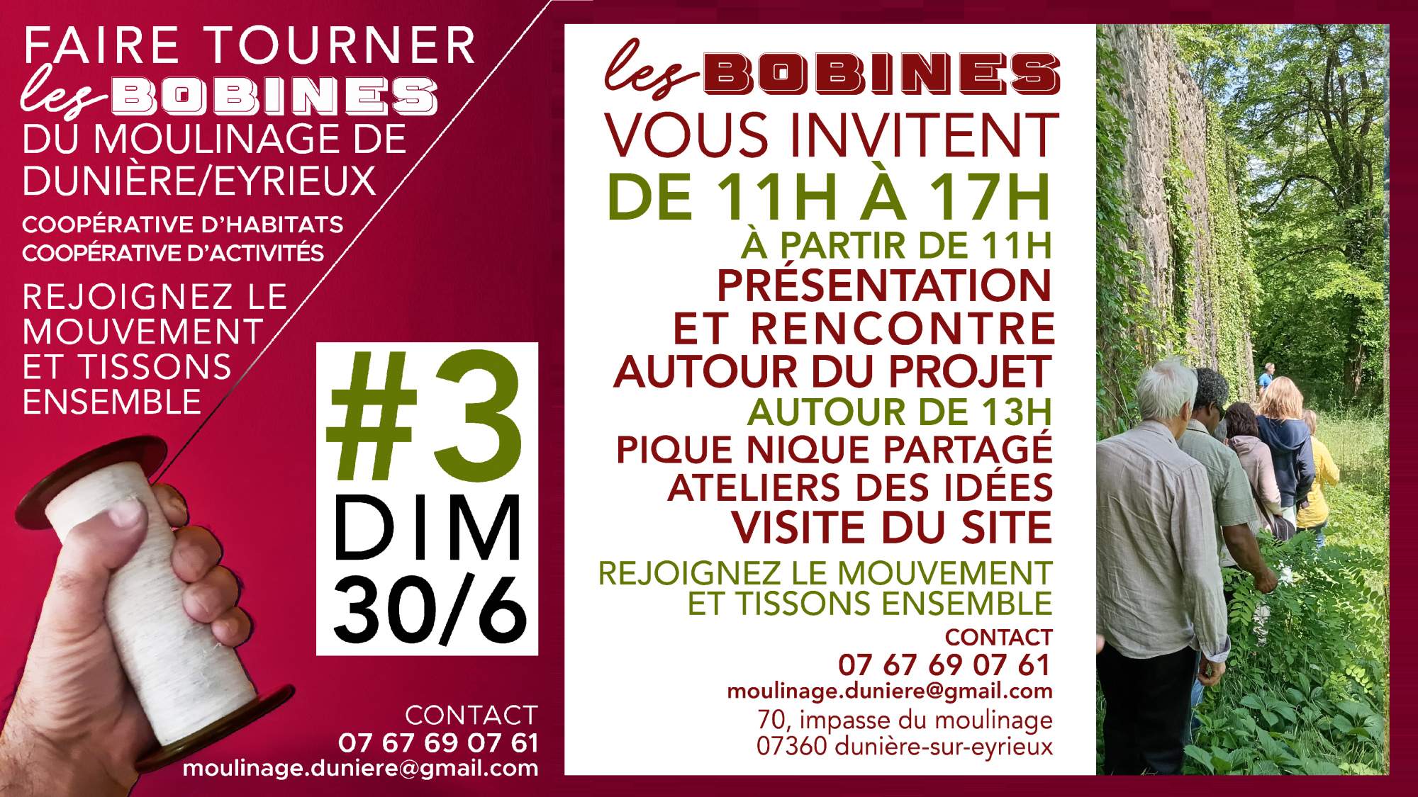 Moulinage de Dunière sur Eyrieux ouverture #3