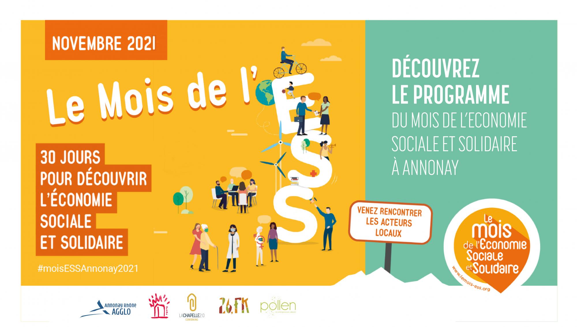 Mois de l&rsquo;Économie Sociale et Solidaire sur Annonay Rhône Agglo