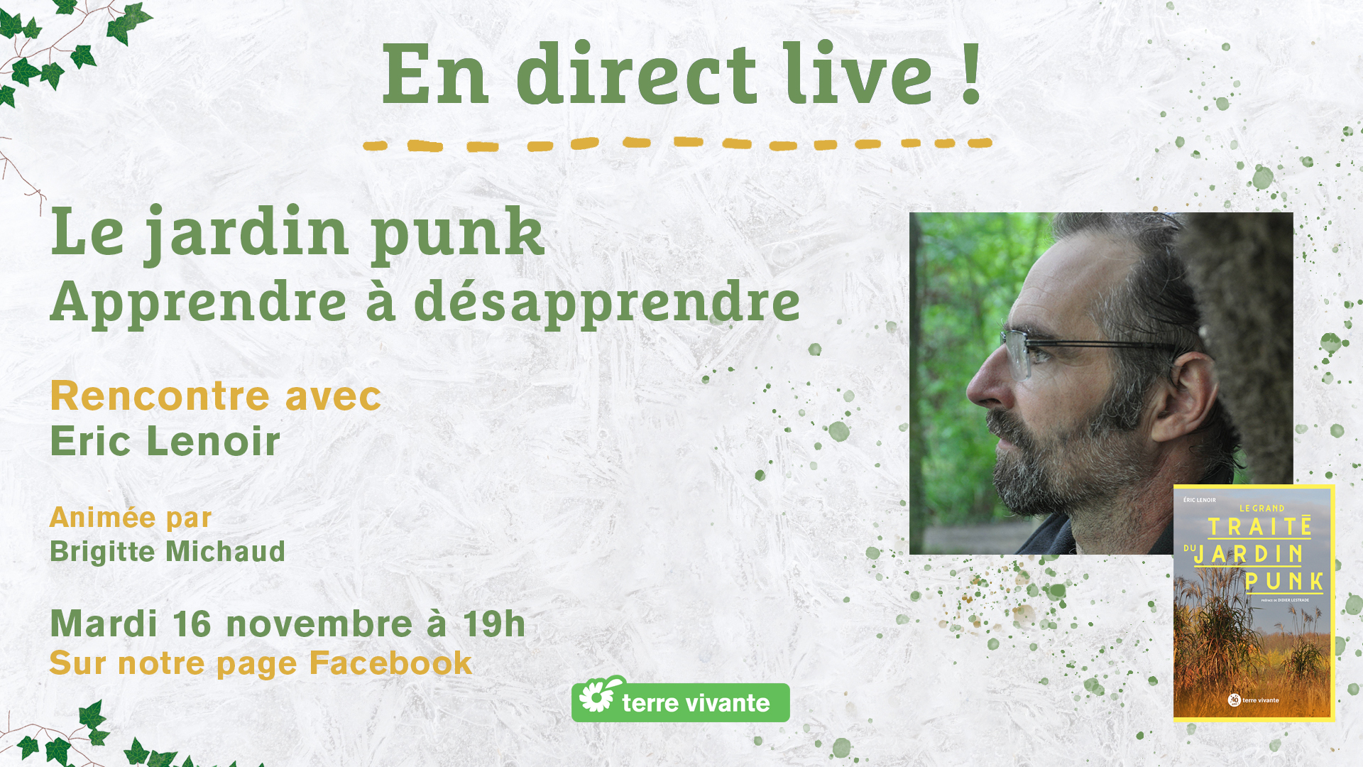 Live Facebook « Le jardin punk, apprendre à désapprendre »
