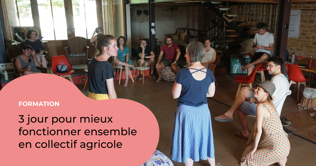 Formation : Aider les collectifs agricoles à mieux fonctionner ensemble