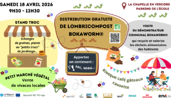 Distribution de lombricompost & petit marché végétal 🪱